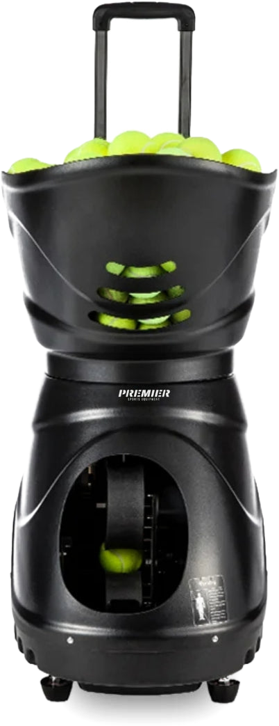 Ace Pro tennis ball machine, side