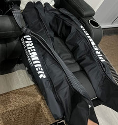 Customer photo: AeroBoots on a recliner