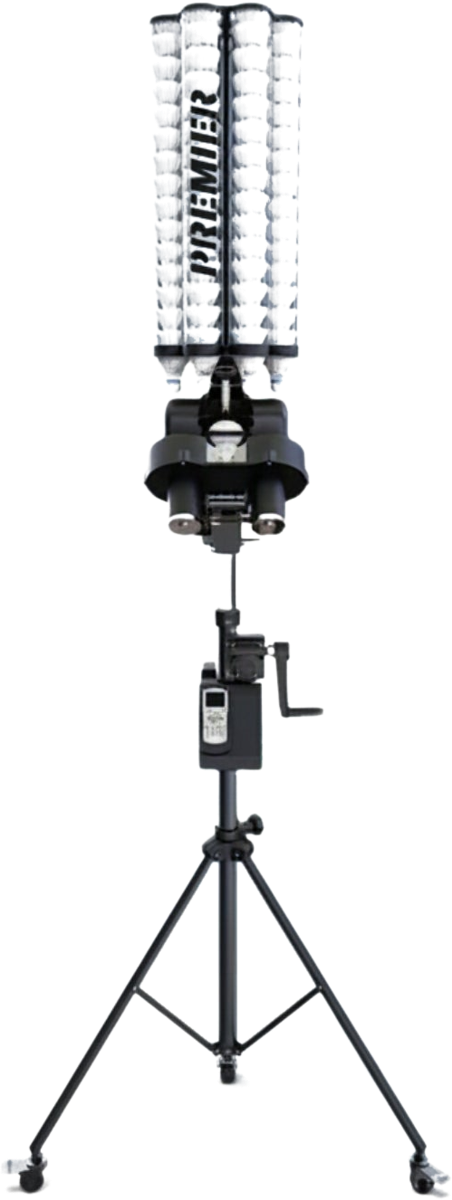 Serve Elite Pro badminton training machine, front